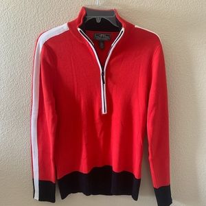 Ralph Lauren Active Red Sweatshirt 1/2 Zip